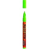 Molotow ONE4ALL Acrylic Paint Marker, 2mm, Neon Green Fluorescent, 1 Each (127.232)