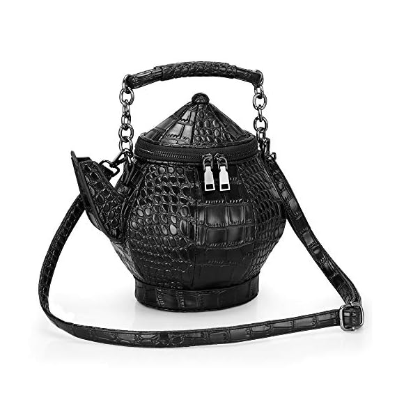Funny-Gothic-Purse-Teapot-Shaped-Crossbody-Handbag-Top-handle-Tote-Womens-Shoulder-Bags