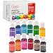 Food Coloring Liqua-Gel 12 PK (9 oz, 264 mL) - 12 Bold Primary Color Kit in .75 fl. oz (22mL) Bottles - For Baking, Decorating, Fondant, Cooking, DIY Slime, Crafts and More