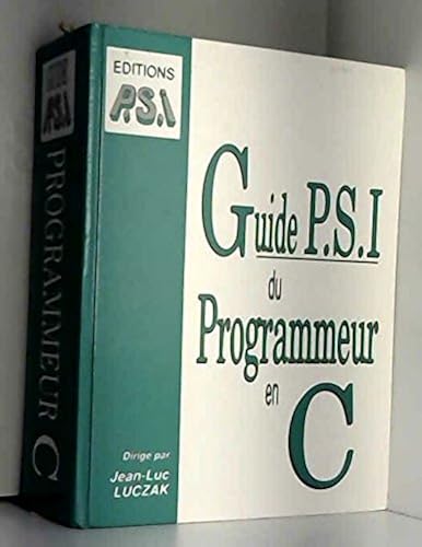 Download Guide P.S.I. du programmeur en C PDF