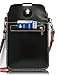 Cell Phone Bag, Dteck Crossbody PU Leather Mini Phone Pouch with Detachable Shoulder Strap for iPhone X, 8/7/ 6s Plus, 8/7/6s/5s, Samsung S8 / 7/6 Edge, J3/7 and Other 5.5 inch Smartphones (Black)