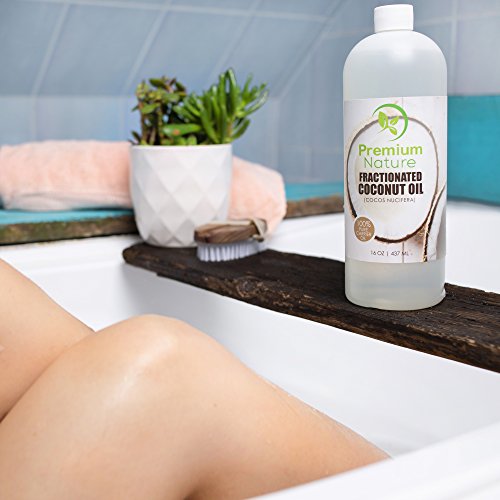 Premium Nature Fractionated Coconut Oil Massage Oil Carrier Oil for Essential Oils Mixing Dry Skin Moisturizer Fractionated Coconut Oil for Essential Oils for Skin Coconut Massage Oil 32 oz - Thumbnail 3