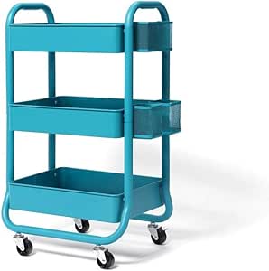 XDDan Rodando Carrito De Almacenamiento De 3 Niveles De Rodadura Carro