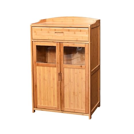 Wxp Kitchen Furniture Bamboo Microwave Oven Rack Floor Standing