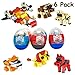 kididdo 6 Pack Jumbo 2 in 1 Safari Animal Bricks Easter Eggs with Toys Inside for Kids Boys Girls Easter Gifts Surprise Eggs Easter Basket Stuffers Fillers
