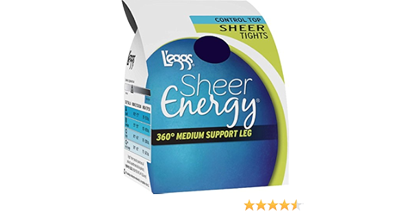 Leggs Sheer Energy Control Top Sheer 