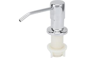 Aqur2020 Soap Pump Kit, 304 Stainless Steel with 45 Inch Extension Tube for Kitchen Bathroom, Press Pump Head for Liquid Soap