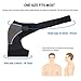 Shoulder Brace Support Adjustable Wrap Belt Band, Light and Breathable - Neoprene Shoulder Support for Rotator Cuff, Frozen Shoulder Pain, Sprain, Dislocated AC Joint (Right)