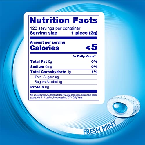 MENTOS PURE FRESH HOLIDAY SUGAR-FREE CHEWING GUM WITH XYLITOL, FRESH MINT, HOLIDAY CHRISTMAS STOCKING STUFFERS FOR ADULTS & KIDS, 120 PIECE BULK RESEALABLE BAG (PACK OF 1)