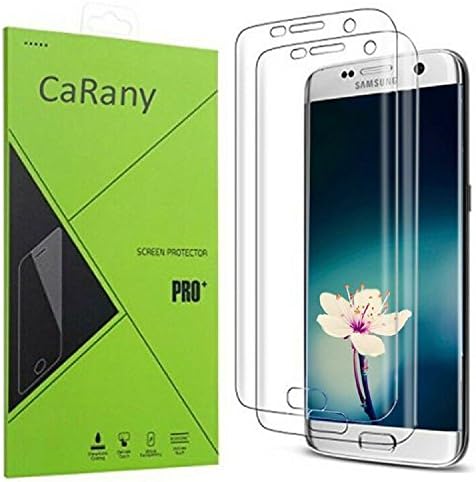 Galaxy S7 Edge Screen Protector,[2-Pack] S7 Edge Screen Protector,CaRany 3D PET Full Coverage Anti-Bubble Ultra Clear[Case Friendly] Screen Protector for Samsung Galaxy S7 Edge-Clear