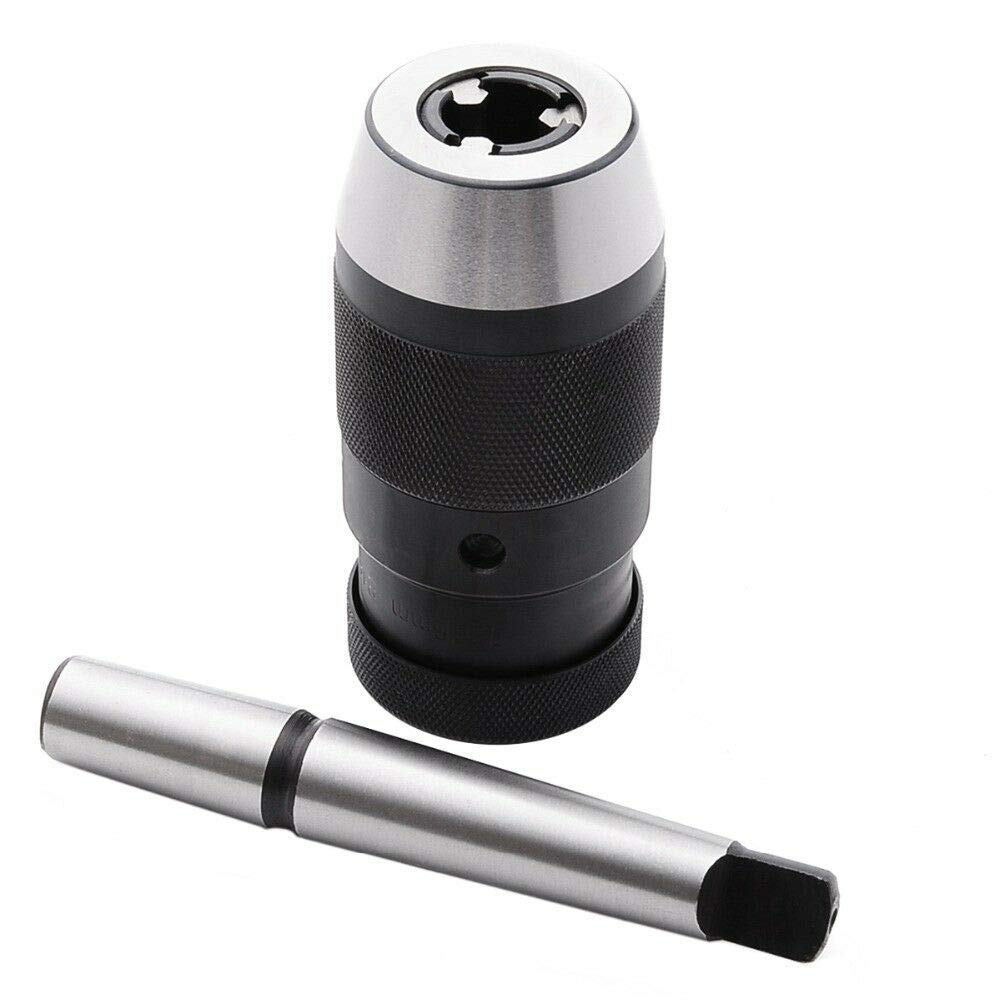 Keyless Drill Chuck, 16-20 mm with MK1/MK2/MK3/MK4 Morse Taper Shank Arbor Mount
