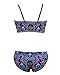 Chenghe Womens Bohemian Floral Spaghetti Strap Bikini