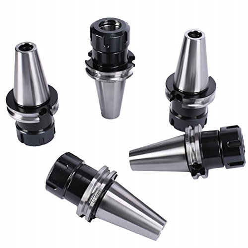 Superland Cat 40 Tool Holder ER 32 Collet Set 5 Pcs Spring Steel Collet Chuck Tooling Package for Milling Machine (Set of 5 Collet Chuck)
