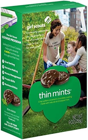 Fresh Girl Scout Cookies 2018 Season Thin Mints Case 12 Boxes