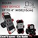HiiGuy Universal Phone Bike Mount, Fits iPhone 11, Black