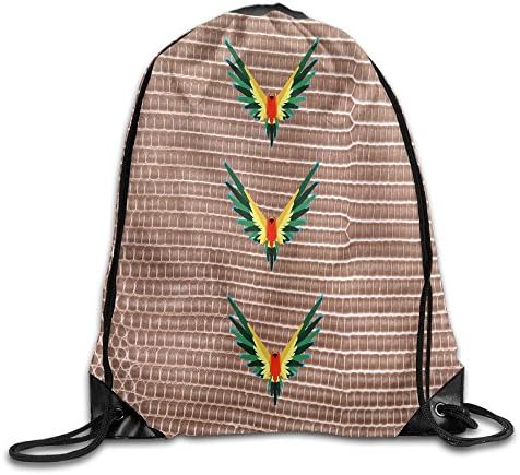 Logan Paul's Parrot Logo Bag, Maverick Design Sport Gym Sack Drawstring Backpack Bag Drawstring Bag