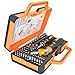 Double Ratcheting Screwdriver Set Ratcheting Socket Hand Tool Set 64 Bits Magnetic