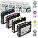 LD Products Compatible Ink Cartridge Replacements for HP 932XL & HP 933XL High Yield (Black, Cyan, Magenta, Yellow, 4-Pack) for Office Jet 6100, 6600, 6700, 7110, 7510, 7610, 7612, 7620