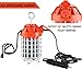 Dephen 100W LED Temporary Work Light-14000Lumen LED Construction Lights 5000K Temporary lights Daisy Chain Portable Hanging Lights with Outlet & Hook for Outdoor Indoor Jobsite Light