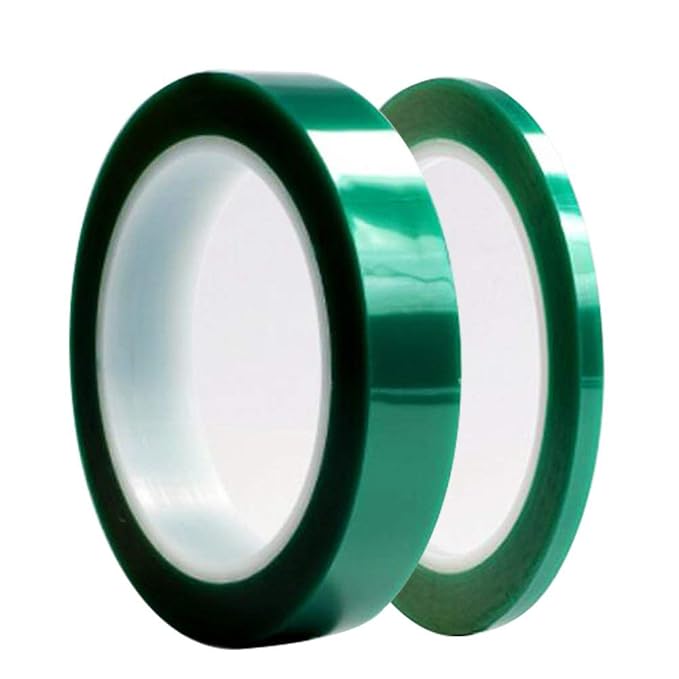 Limeo Grün PET Selbstklebend Band Hochtemperatur Hitzebeständig Hohe Temperatur Wärmebeständige Hochtemperatur Beständiges Kl