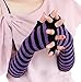 Womens Ladies Long Fingerless Gloves