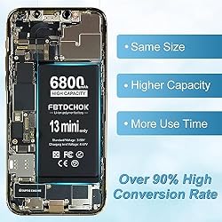 FBTDCHOK 6800mAh Upgraded Replacement Battery