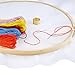 Caydo 4 Pieces Embroidery Hoop Set Bamboo Circle Cross Stitch Hoop Ring