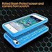 Fintie Silicone Case for iPod Touch 7 iPod Touch 6 iPod Touch 5 - (Honey Comb Series) Impact Shockproof Anti Slip Soft Protective Cover for iPod Touch 7th 6th 5th (Kids Friendly), Blue