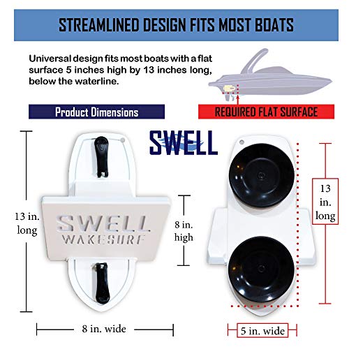 SWELL Wakesurf Creator 2.0 Surfing Wavesurf Shaper - Wave Generator - Floating - Durable & (Certified Refurbished)