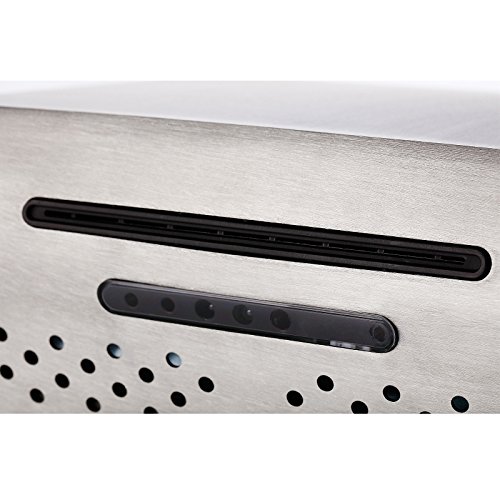 TCBunny Super Quiet Automatic Electric Hand Dryer Commercial High Speed 95m/s, Silver, Instant Heat & Dry