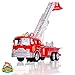 Amazing Fire Engine Truck Kids Toy: Bump & Go Rescue Car - Fire Truck Toys With Realistic Siren Sounds & Extending Ladder-Unique Gift Toys For 3 Year Old Boys & Girls