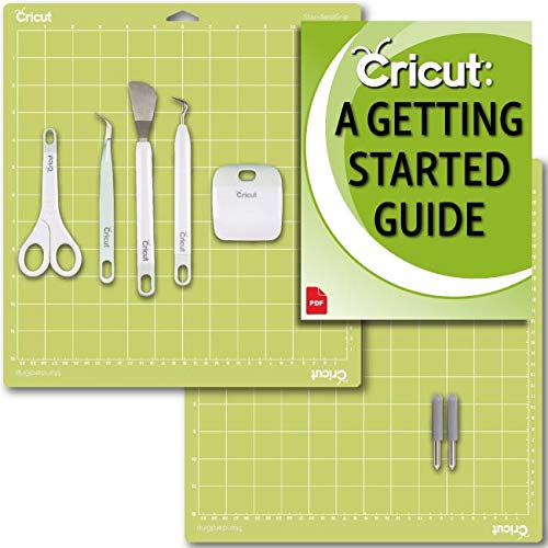 Cricut Machine Essentials:  Basic Tool Set, (2) Fine Point Blade for Cardstock, Paper and Vinyl with (2) GripMats