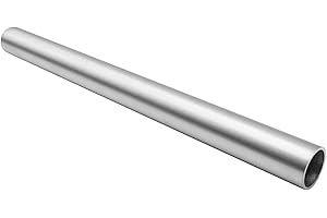 AC PERFORMANCE 1.25" (32mm) OD Straight Aluminum Intercooler Pipe Air Intake Tube, Brushed Finish