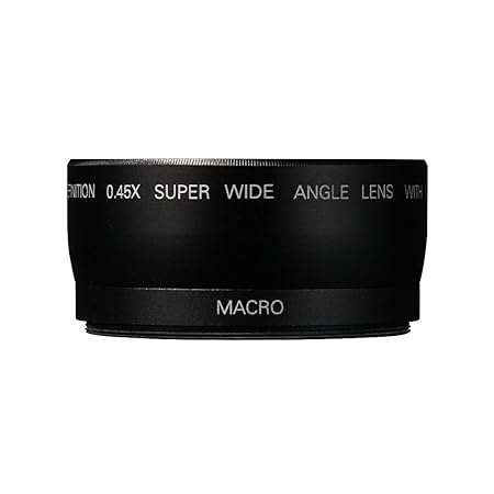 iPro HD 58 MM 0,45 x gran angular ojo de pez Macro lentes de la ...