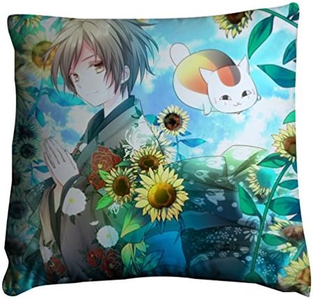 Cartoon Style Anime Natsume's Book of Friends Pillow Case Decor Cushion Covers Square 18*18 Inch (Natsume's Book of Friends 1)