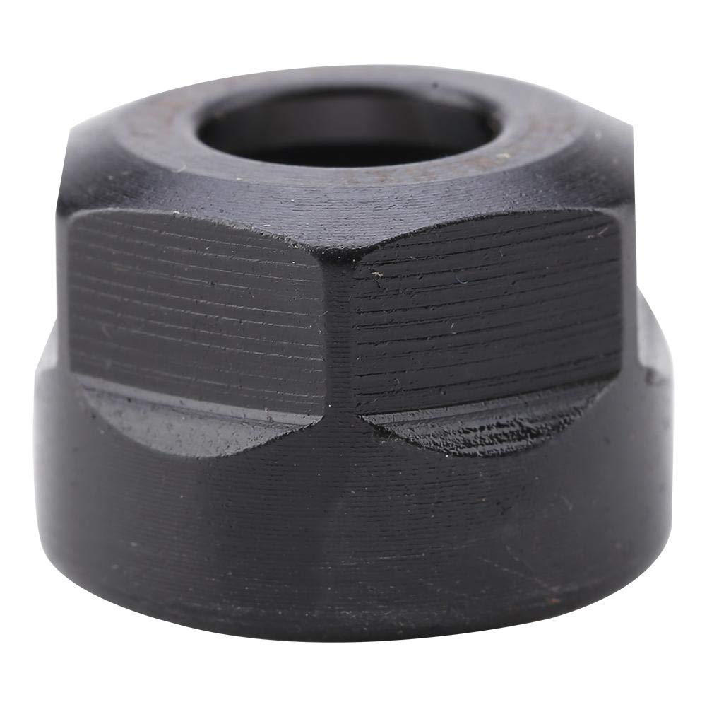 1Pcs ER11 Clamping Nut Chuck Holder Clamping Nut for ER11 Collet Tool Handle Tool Lever(Black)