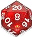 Critical Hit LED D20 Die
