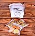 Efivs Arts 200pcs Cute Smile Face Self Adhesive Cookie Bakery Candy Biscuit OPP Plastic Bags for Bakery Party Wedding Dessert
