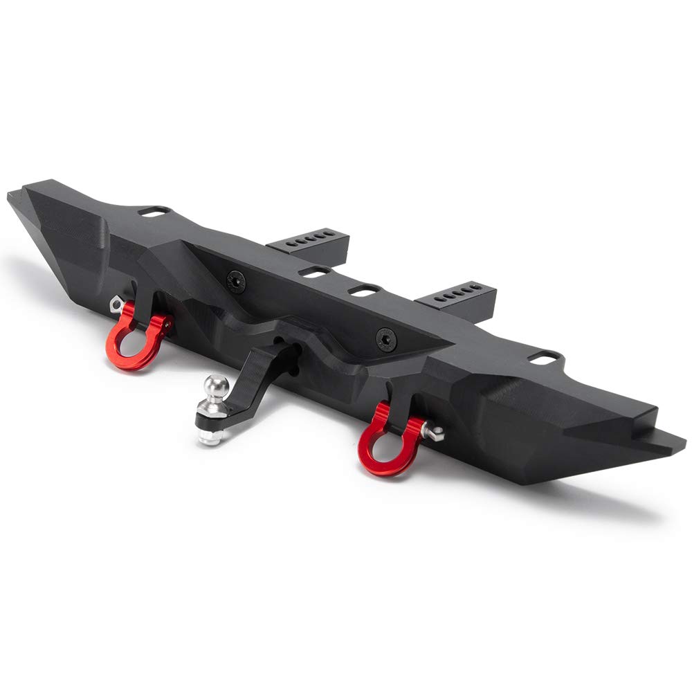 ZuoLan Metal Rear Bumper with 2pcs Shackles/Trailer Hitch for TRX4 1/10th RC Crawler Car