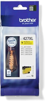 Brother LC-427XLY Inkjet Cartridge Yellow High Yield Genuine Supplies view 1