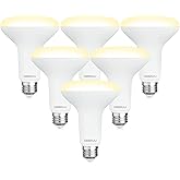 DEGNJU BR30 LED Bulb, Dimmable Flood Lights Indoor CRI80 7W Equivalent 65W 2700K Soft White 650 Lumens, 15000 Lifetime Hours Recessed Light Bulbs, Interior E26 Base LED Can Light Bulbs, 6 Pack