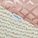 CaliTime Pack of 2 Throw Pillow Covers Cases for Couch Sofa Home Decor Vintage Shining & Dull Contrast Cross Flowers Trellis Geometric Figure 18 X 18 Inches Dusty Pink