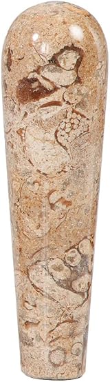 British Fossils Classic Fossilstone Pestle & Mortar - 4 inch Handmade view 6
