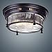 Ecopower Vintage Oil Rubbed Bronze Metal Glass Ceiling Light Fixture