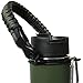 Gearproz HydroCord Handle for Hydro Flask Water Bottles, Wide Mouth Hydroflask 1.0, Iron Flask, Thermoflask and Takeya Reusable Water Bottles, Paracord Survival Strap, 25 Colors (Army Green)
