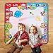 Aqua Magic Doodle Mat Large Educational Water Drawing Mat for Girls Kids Toy Toddler Painting Board with 2 Magic Pens, 1 Magic Brush, and Drawing Accessories for Boys Girls Size 30.3'' x 30.3''