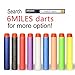 6MILES 300 Pcs 7.2*1.3 Cm EVA Dark Blue Foam Soft Refill Bullet Darts for Nerf N-strike Elite Series Blasters Kid Toy Gun Parts Play GameSlight Fast Firm Accesory Birthday Gift