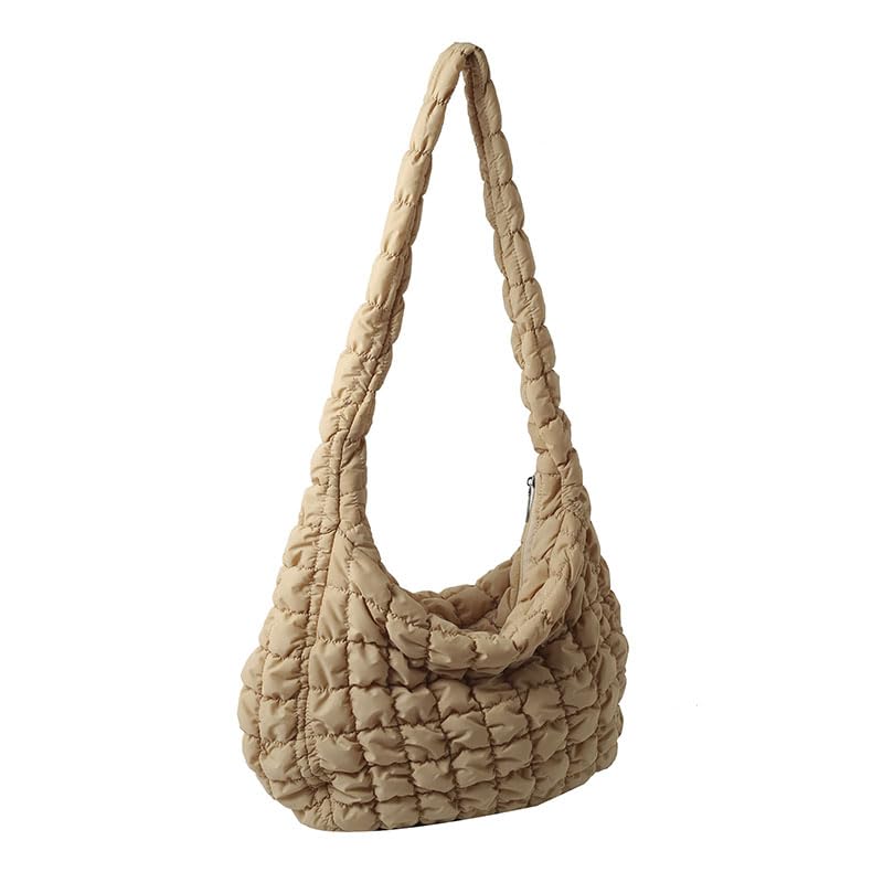 Quilted Tote Bag Large Capacity Satchel Handbag