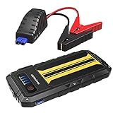Car Jump Starter RAVPower 300A Peak Current (for All 12V 2.0 L Gas Engines) Quick Charge Power Bank 8000mAh Car Battery Booster, Built-In LED Flashlight