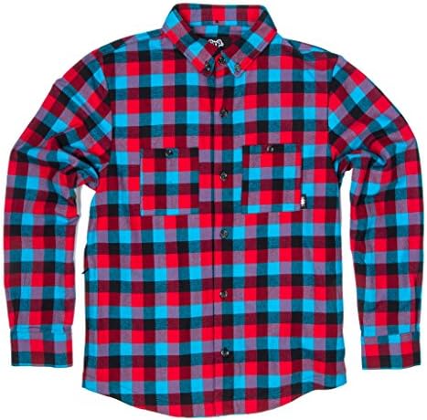 Life Button-Up Red/Blue M